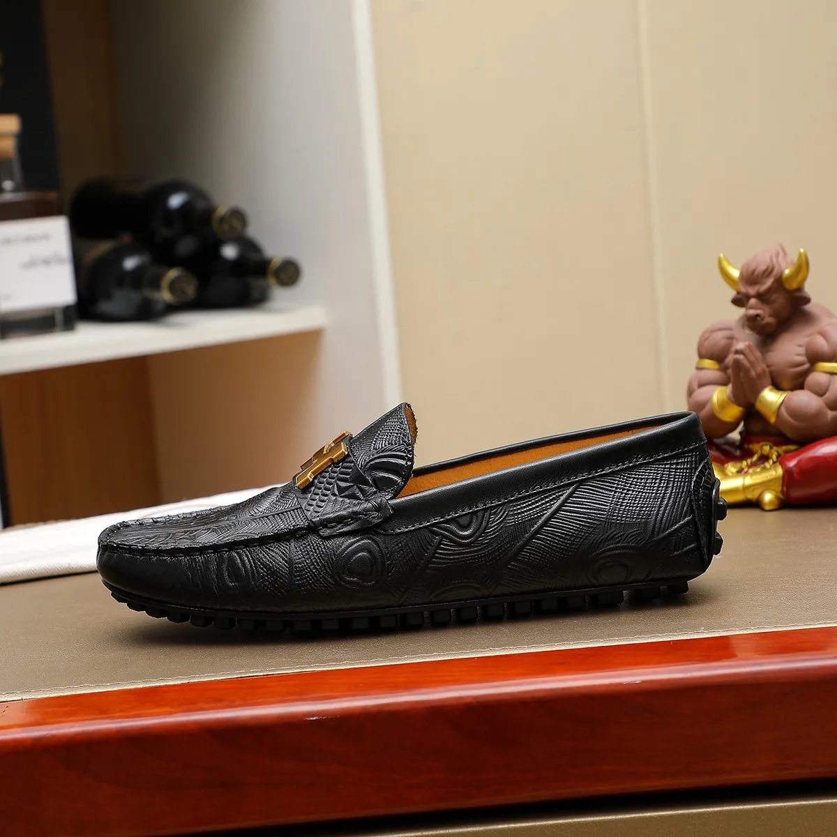 Men's shoes 💰380 🕷🕷【HERMES】The same style as Hermès counters🇨🇳Classic slip-on shoes 1:1 mold opening💯Original quality🍓Using imported first-layer cowhide🍅Pigskin lining🌶🌶Super high-end men's leather shoes🇨🇳Solid and stable Very special🍇color, optional! Code number 38-45……
